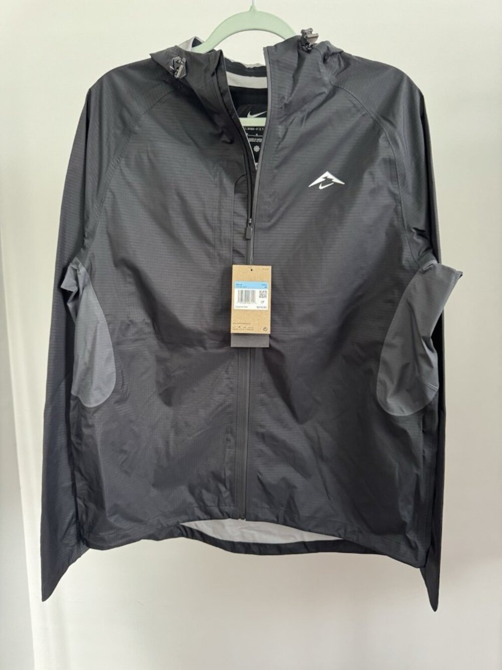 Nike Trail Netplus Running Jacket Men's M Storm-FIT ADV Black NWT $275